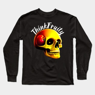 Think Fruity Think Positive Long Sleeve T-Shirt